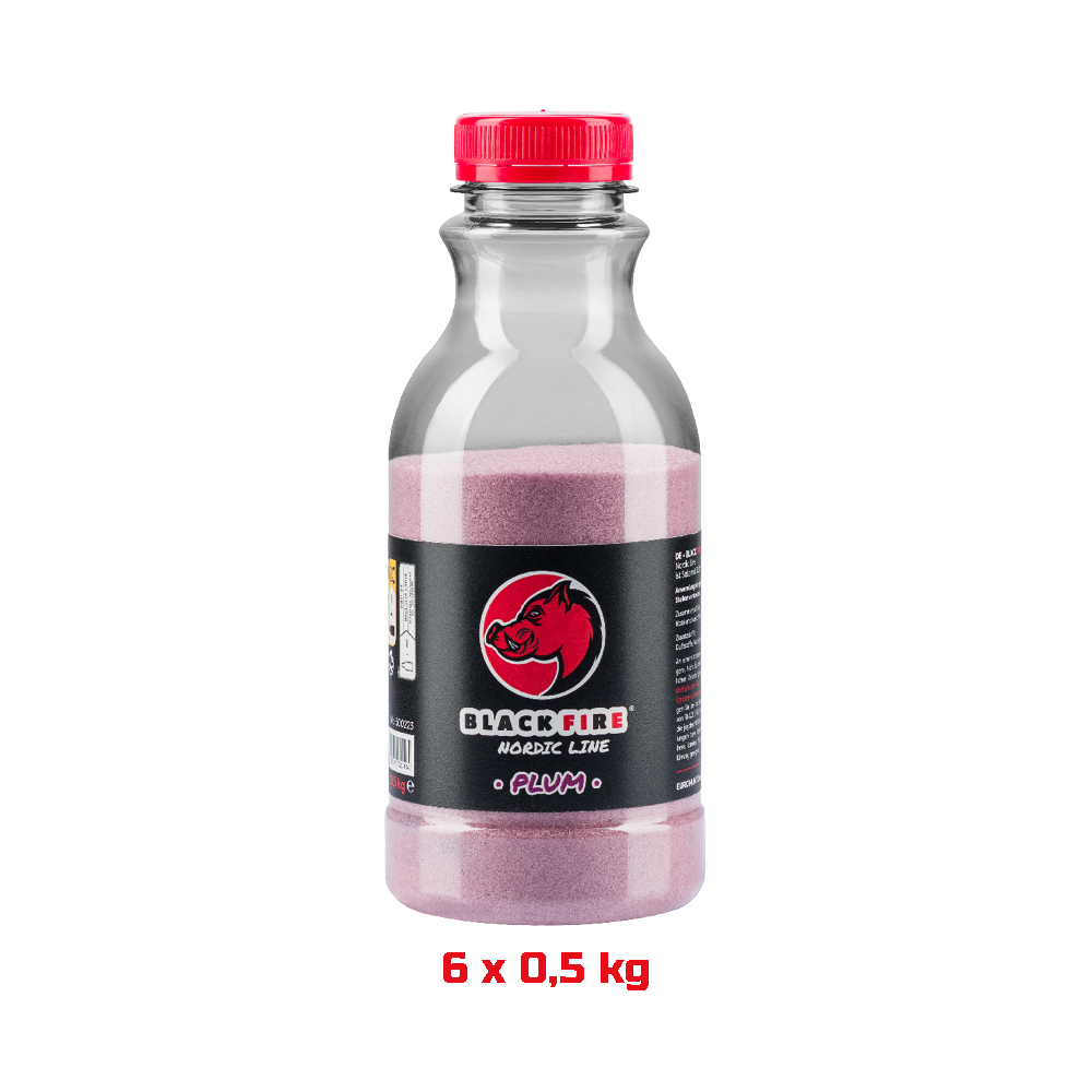 Black Fire Nordic Line Plum Lockmittel 0,5 kg 6er Pack