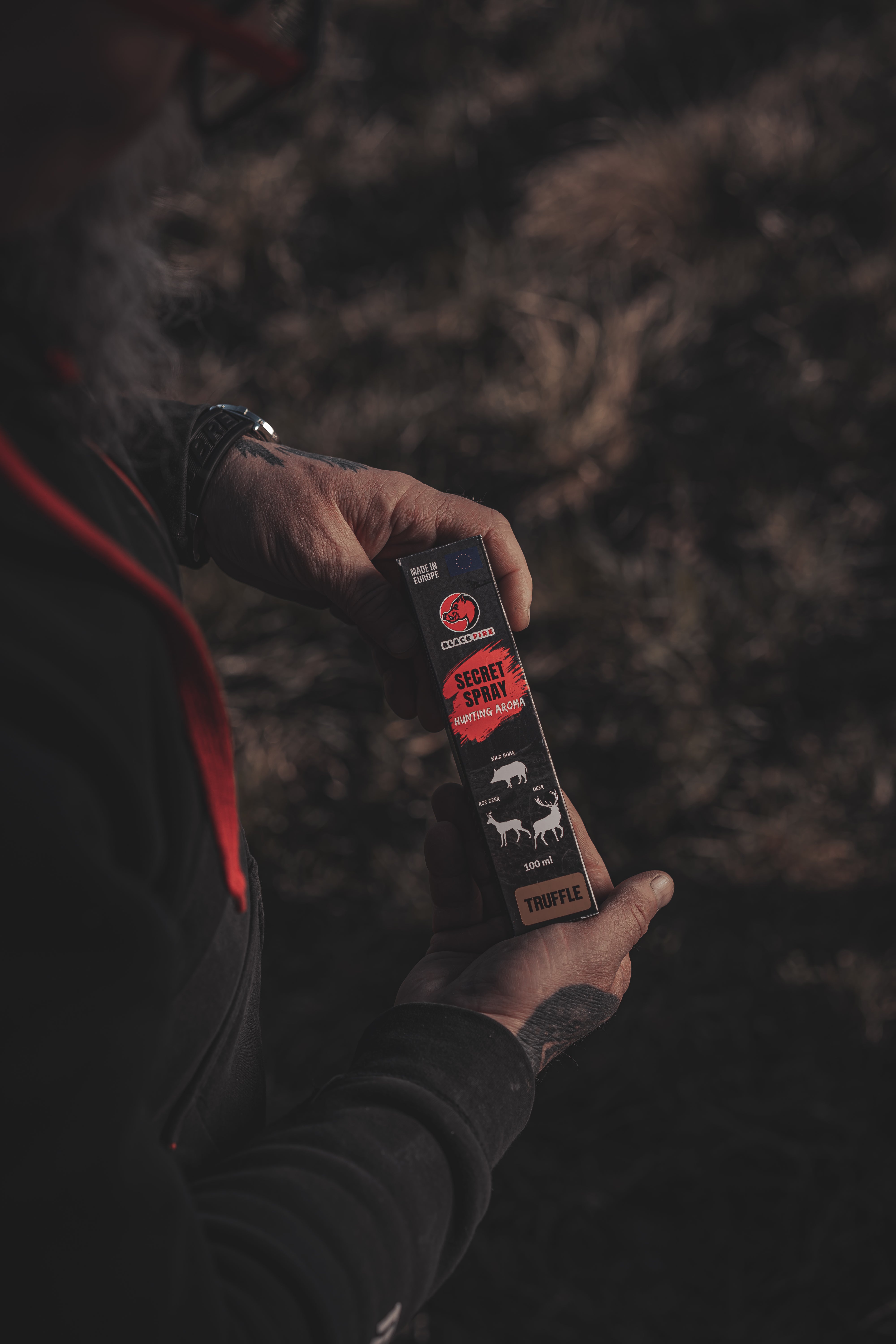 BLACK FIRE Secret Spray Truffel 100 ml Lockstoff für Schwarzwild