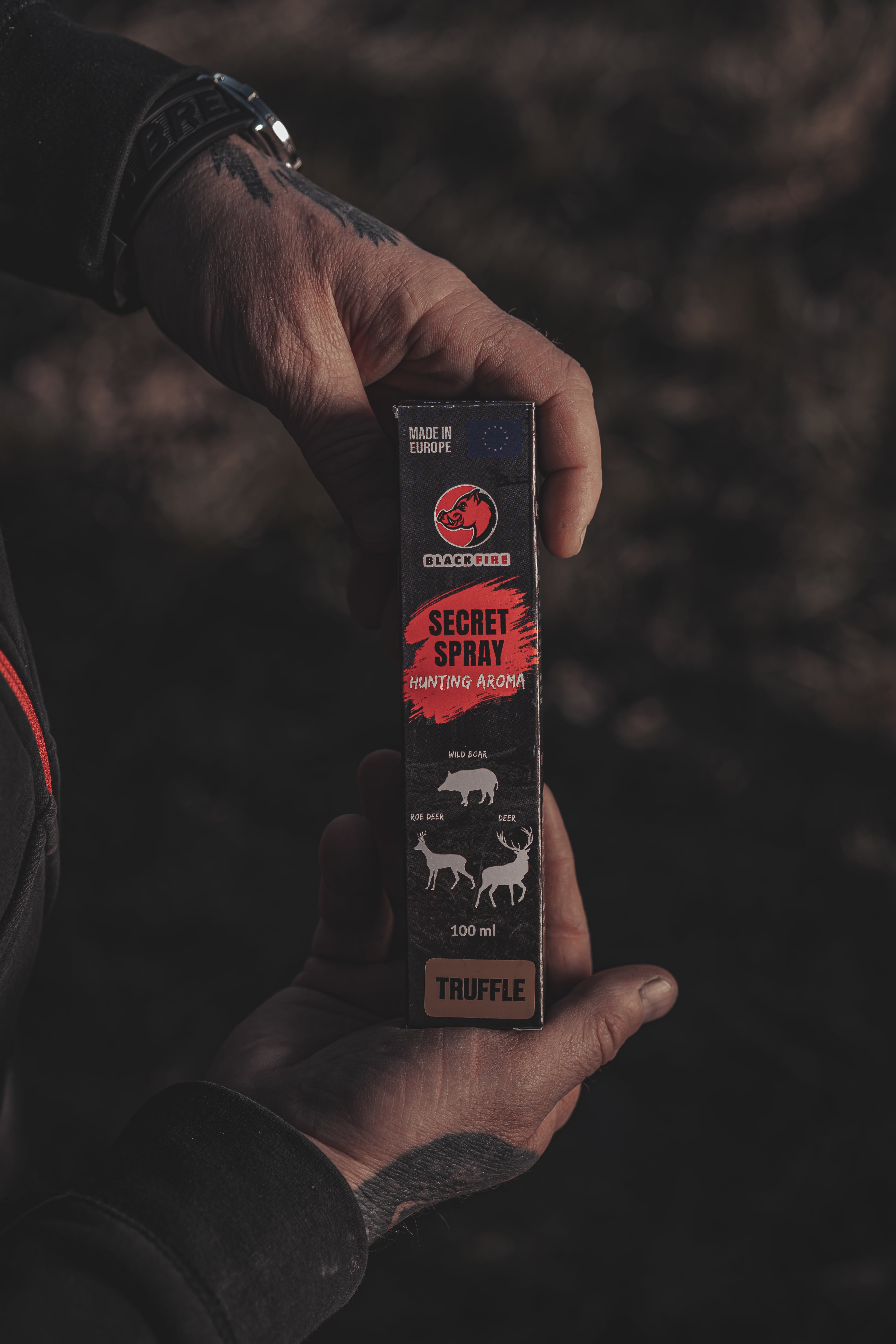 BLACK FIRE Secret Spray Truffel 100 ml Lockstoff für Schwarzwild