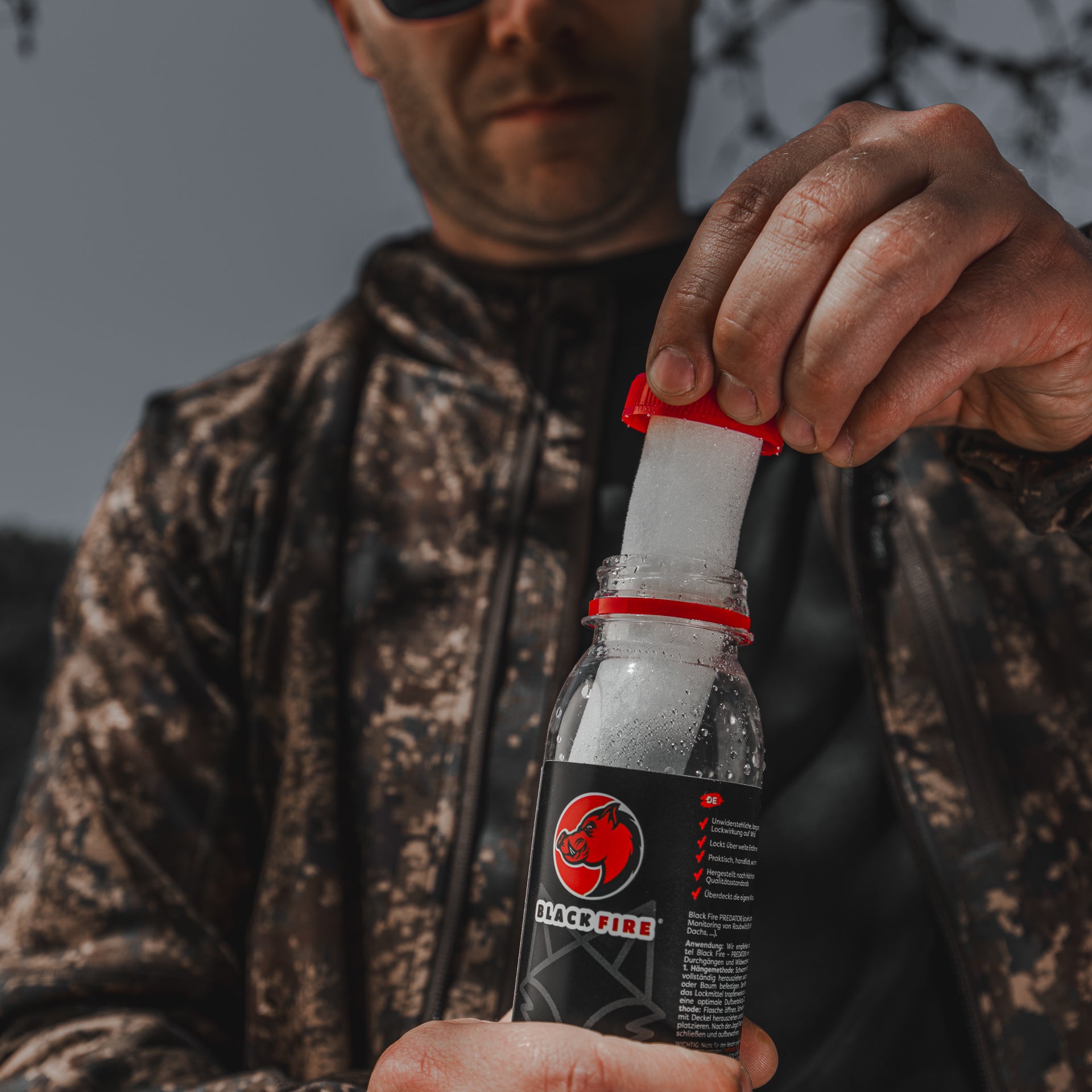 Black Fire Predator Lockmittel Set 3x80g Starke Lockstoffe für Raubwild