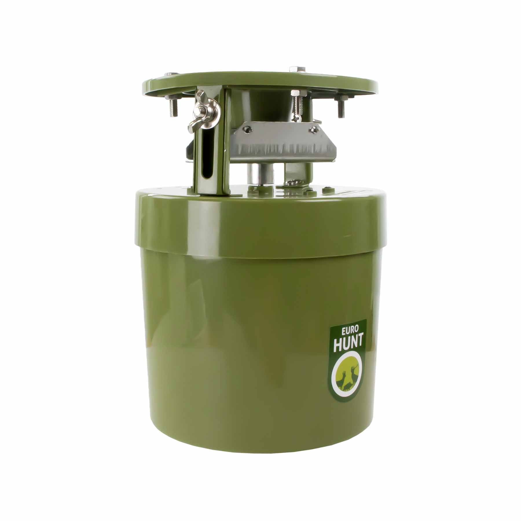 EUROHUNT Futterautomat Light 6V Digitaler Wildfutter Streuautomat Wetterfester ABS-Gehäuse