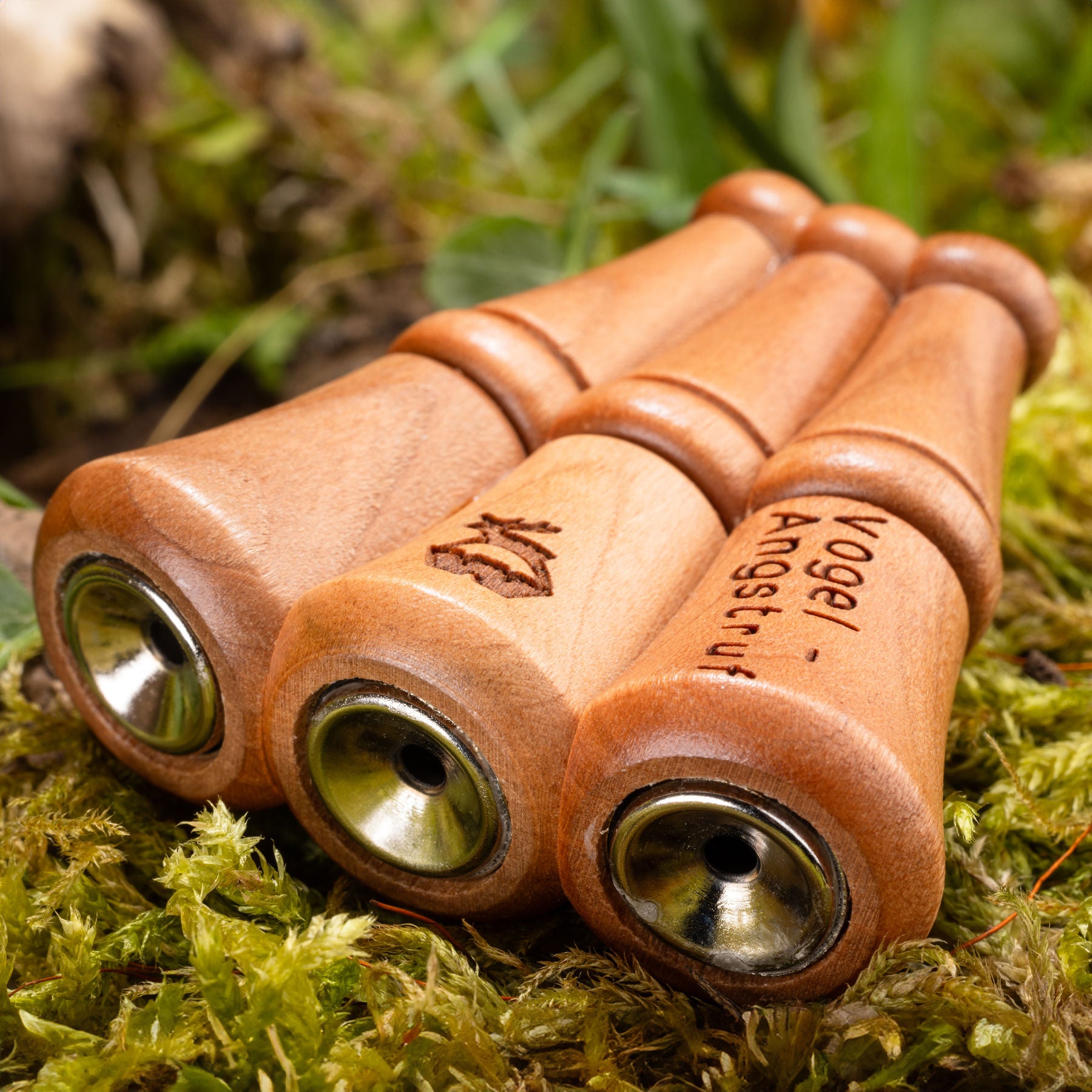 Weisskirchen Vogelangstruf Kirschholz Wildlocker für die Lockjagd auf Raubwild