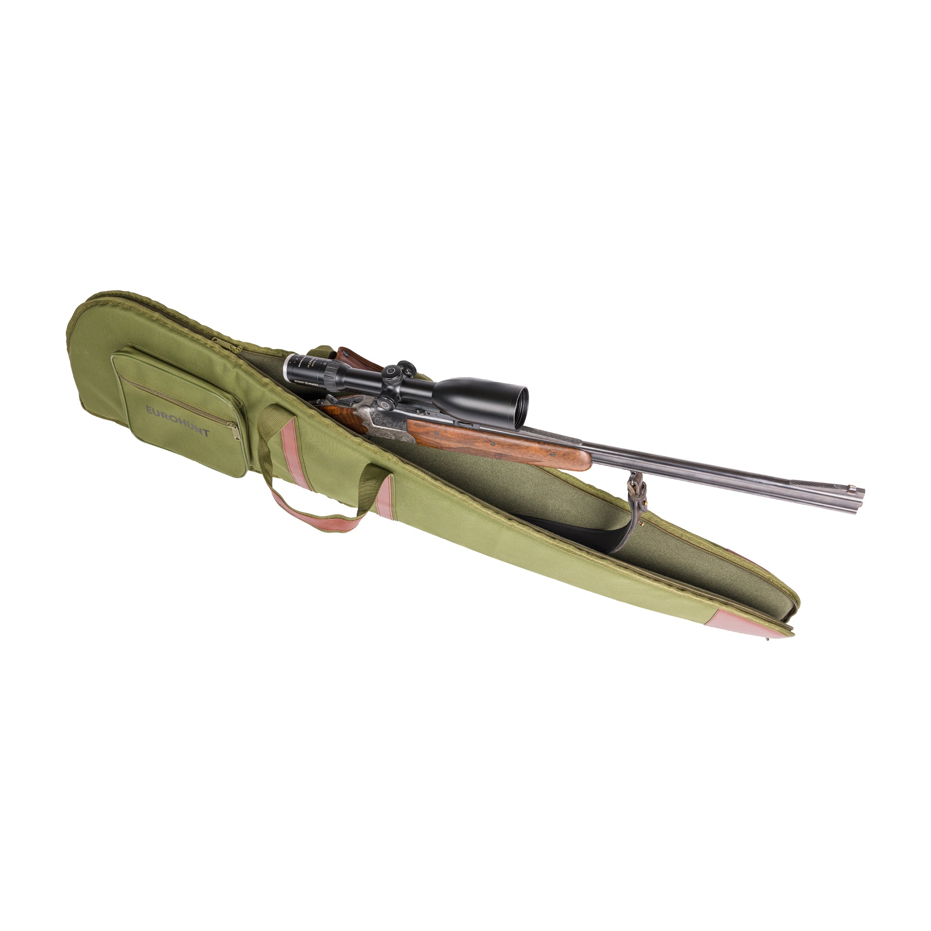 EUROHUNT Qualitätsfutteral 125cm für Langwaffe mit gepolsterter Patronentasche