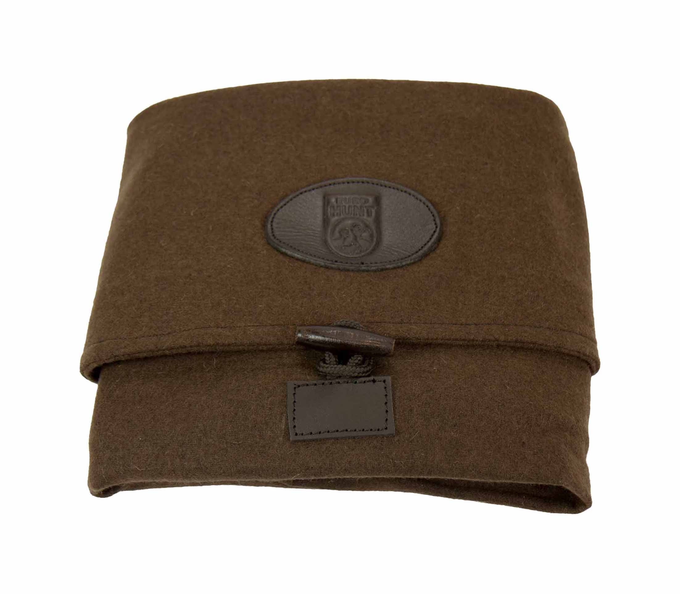 EUROHUNT elegantes Waffenfutteral 125cm mit Büffelleder Applikationen