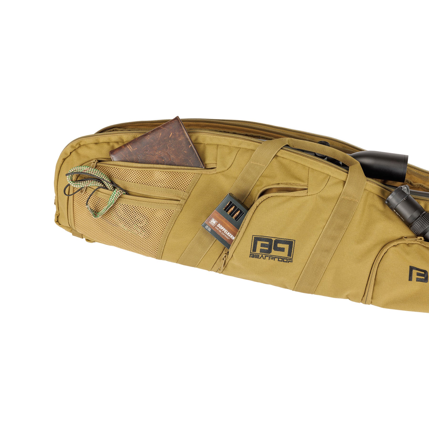 BEARPROOF Double Hunting Futteral: Robustes Doppel-Waffenfutteral aus 1000D Nylon