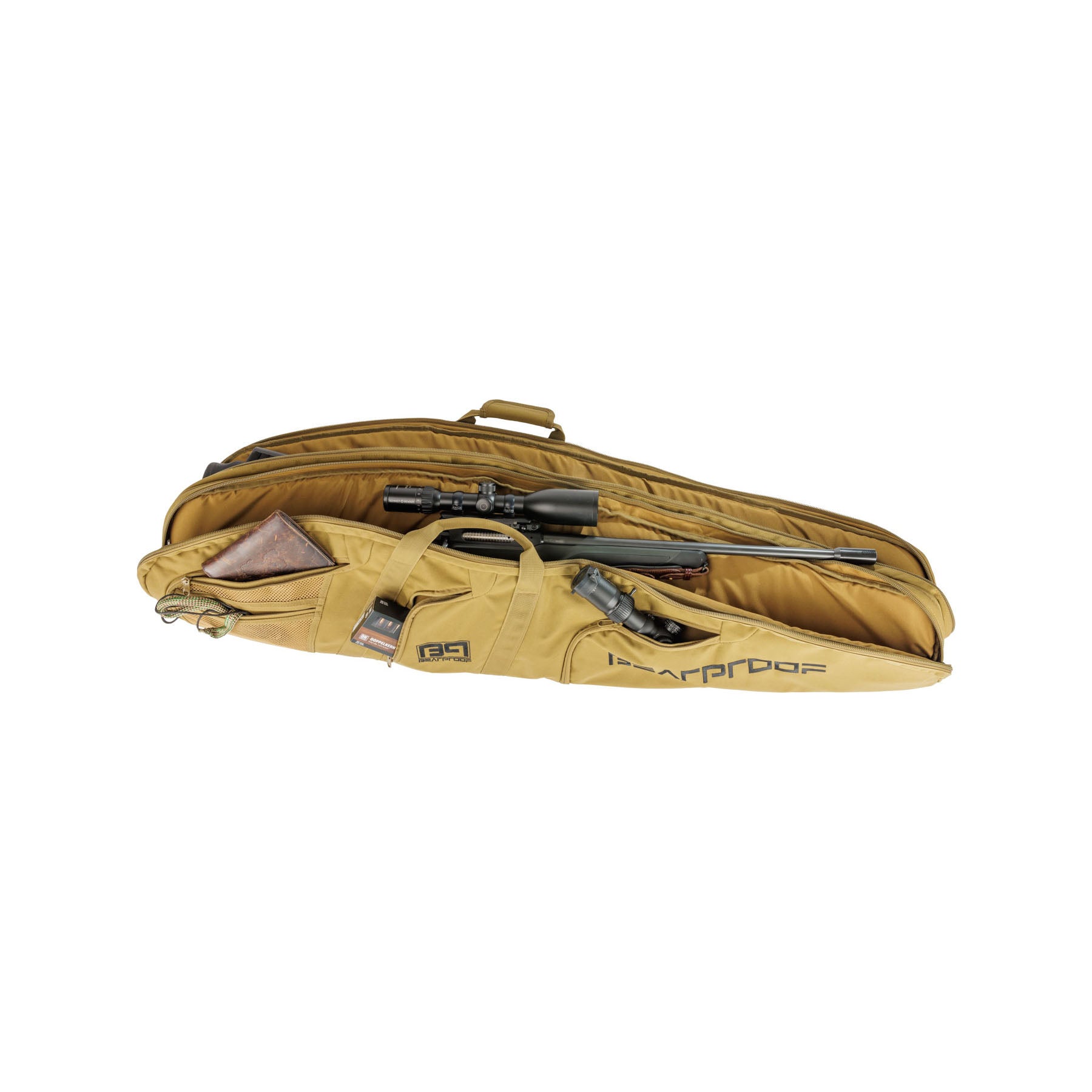 BEARPROOF Double Hunting Futteral: Robustes Doppel-Waffenfutteral aus 1000D Nylon