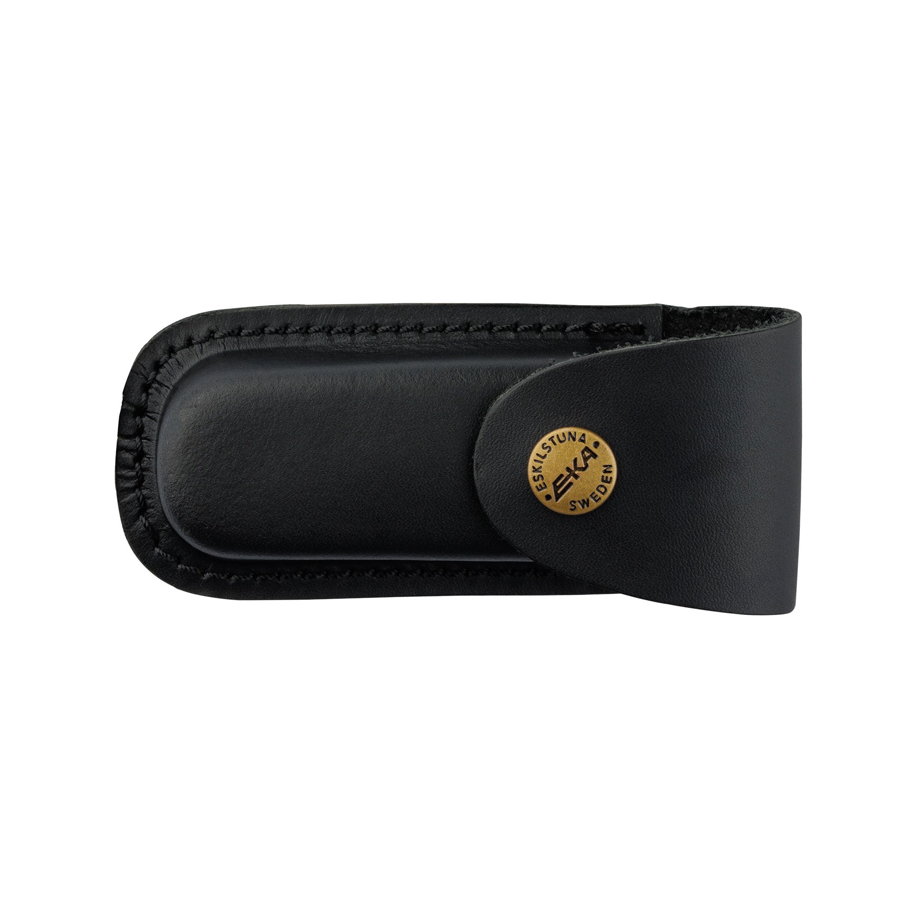 EKA Swede 8 Wood Klappmesser mit robustem Bubingaholz Griff und Lederscheide