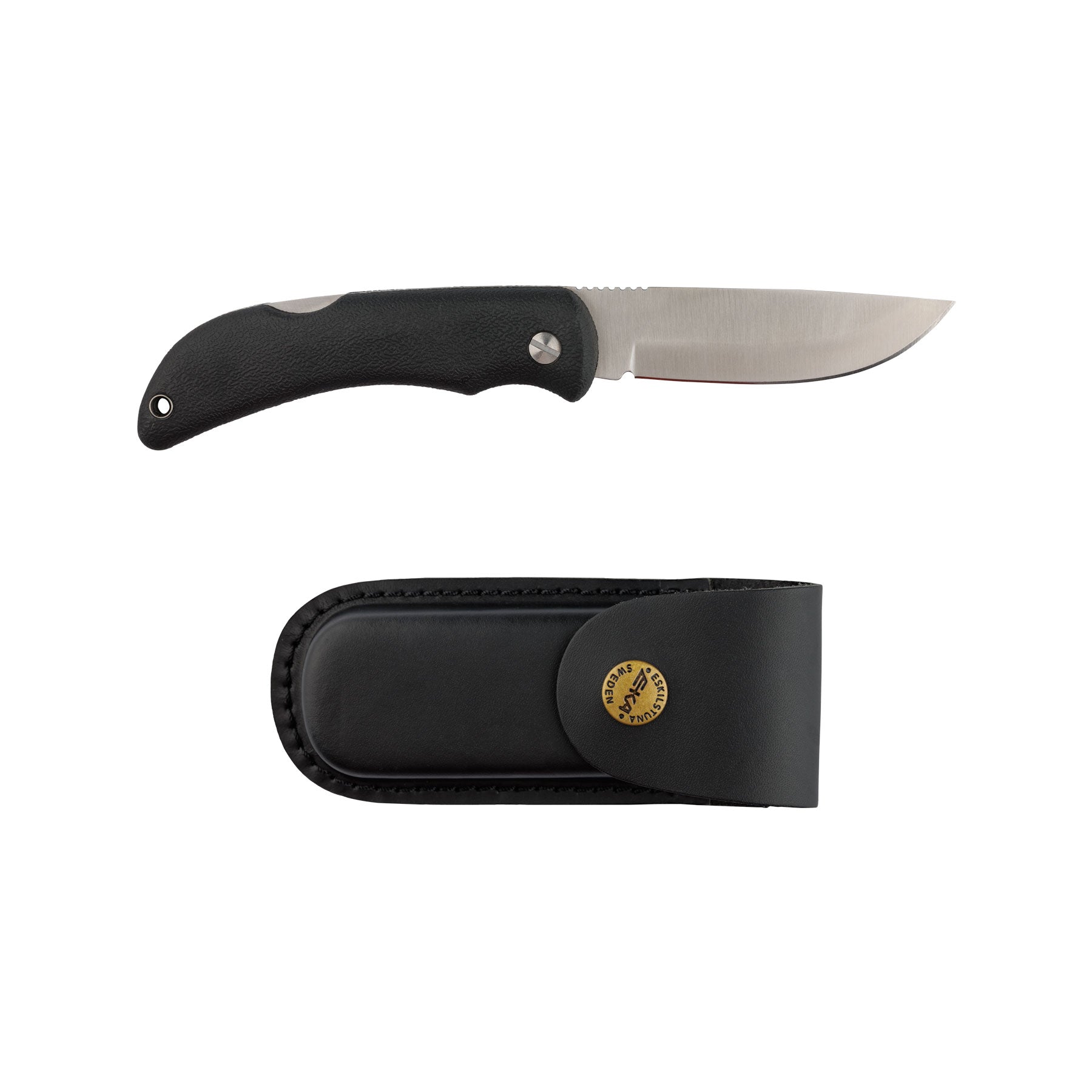 EKA Swede 10 Black Klappmesser mit Sandvik-Stahl und Proflex-Griff