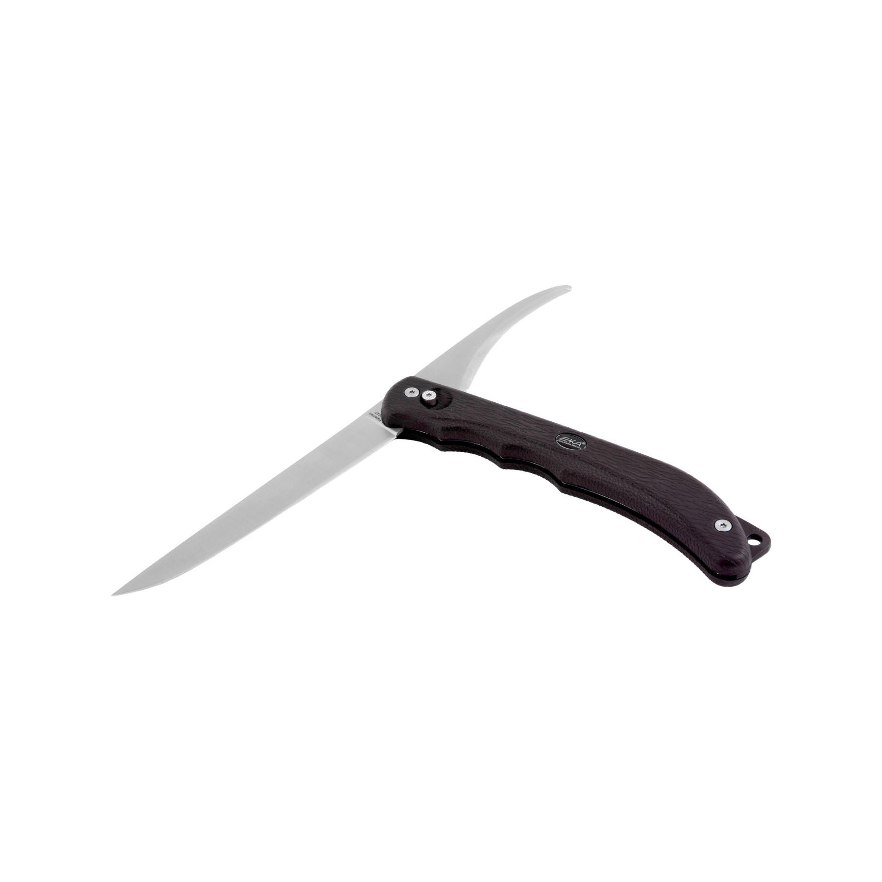 EKA Duo Black Vielseitiges Schwenkmesser für Küche Angeln und Segeln