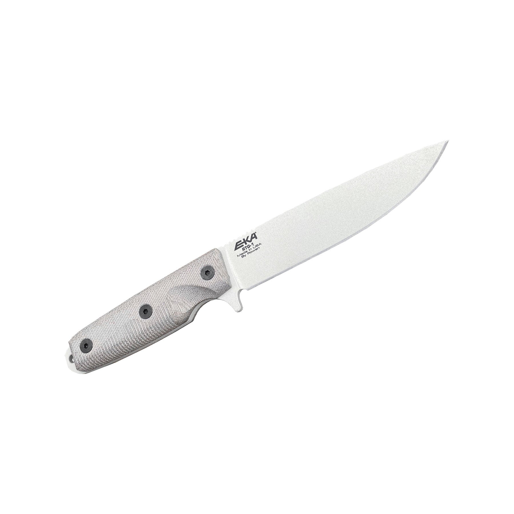 EKA RTG1 Outdoor Messer Tan Blade mit Canvas Micarta Griff