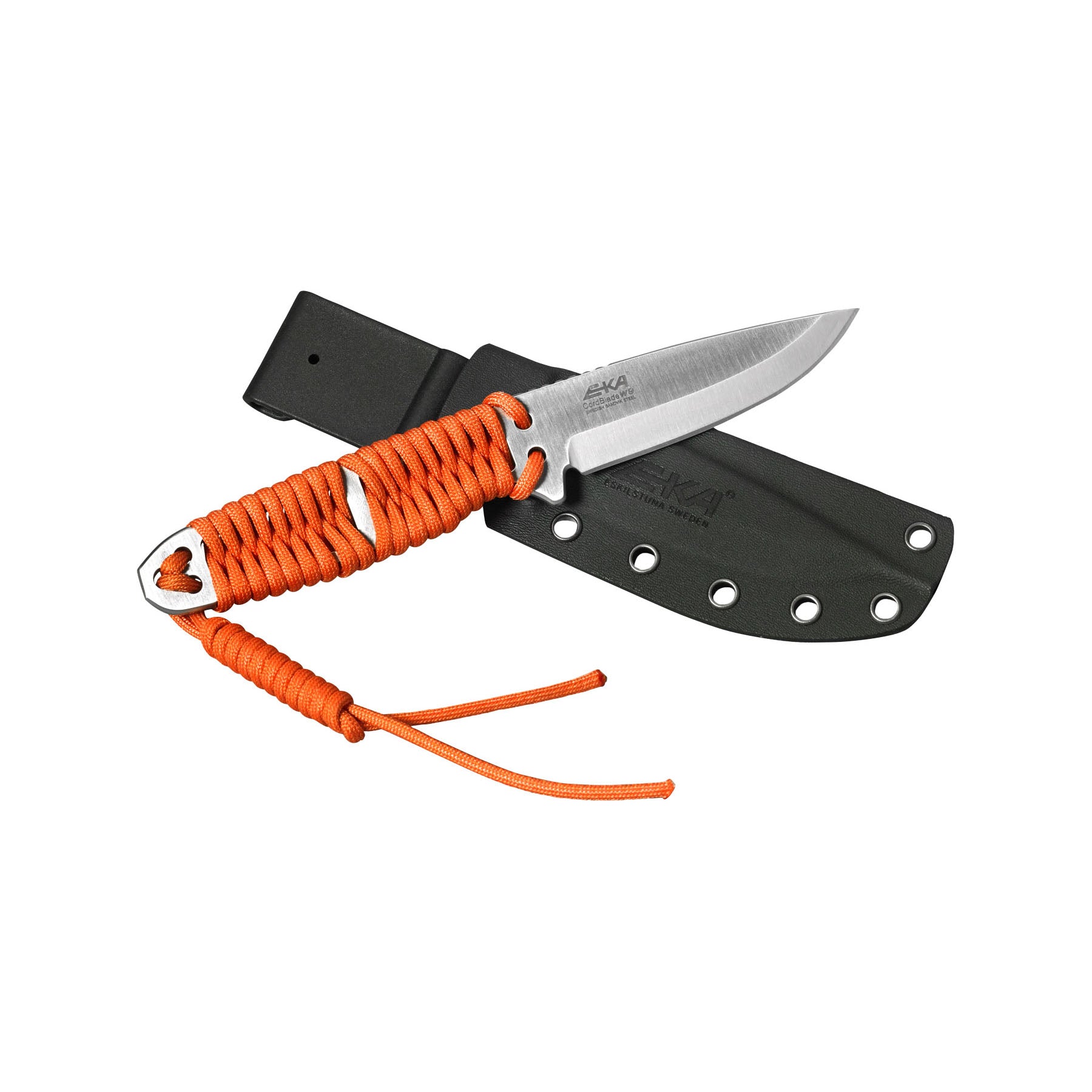 EKA Cordblade W9 Jagdmesser mit Paracord-Griff und Kydex-Scheide