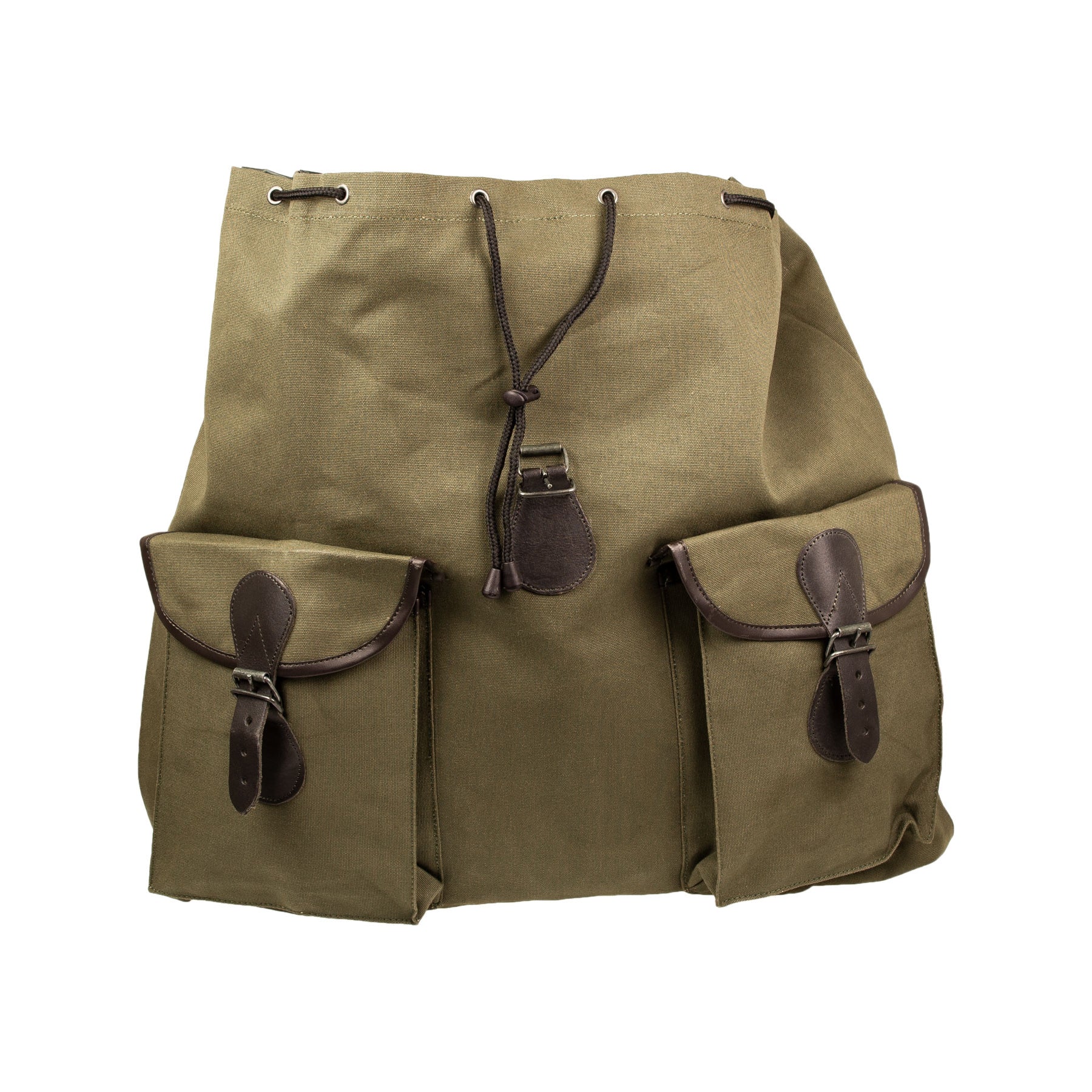 EUROHUNT Jagdrucksack 3 wasserabweisend mit Lederbesatz und 25 Liter Volumen