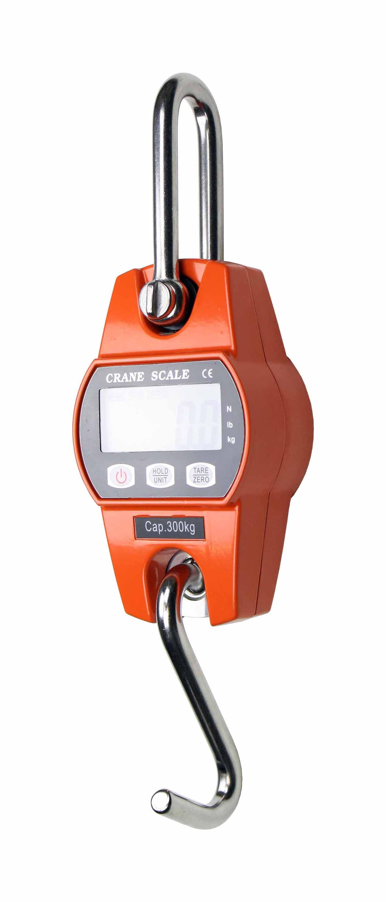 Präzise elektronische Wildwaage bis 300 kg mit robustem Karabinerhaken