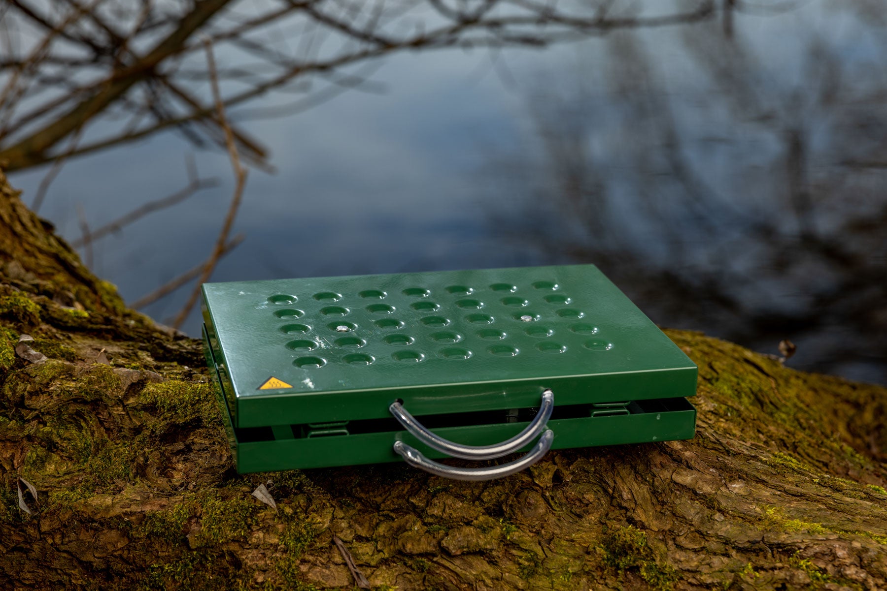 EUROHUNT Teelichtheizer Grün – Mobile Heizung für Hochsitz und Outdoor