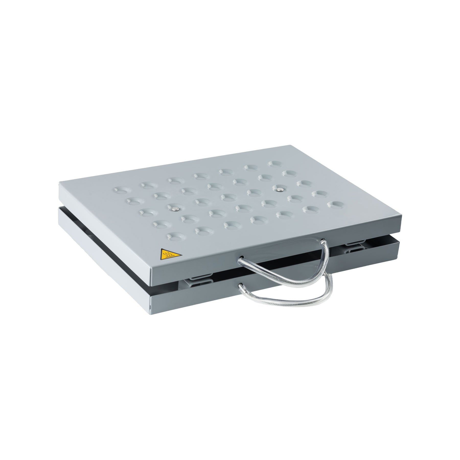 EUROHUNT Teelichtheizer Silber – kompakte Heizung für Zelt und Kanzel