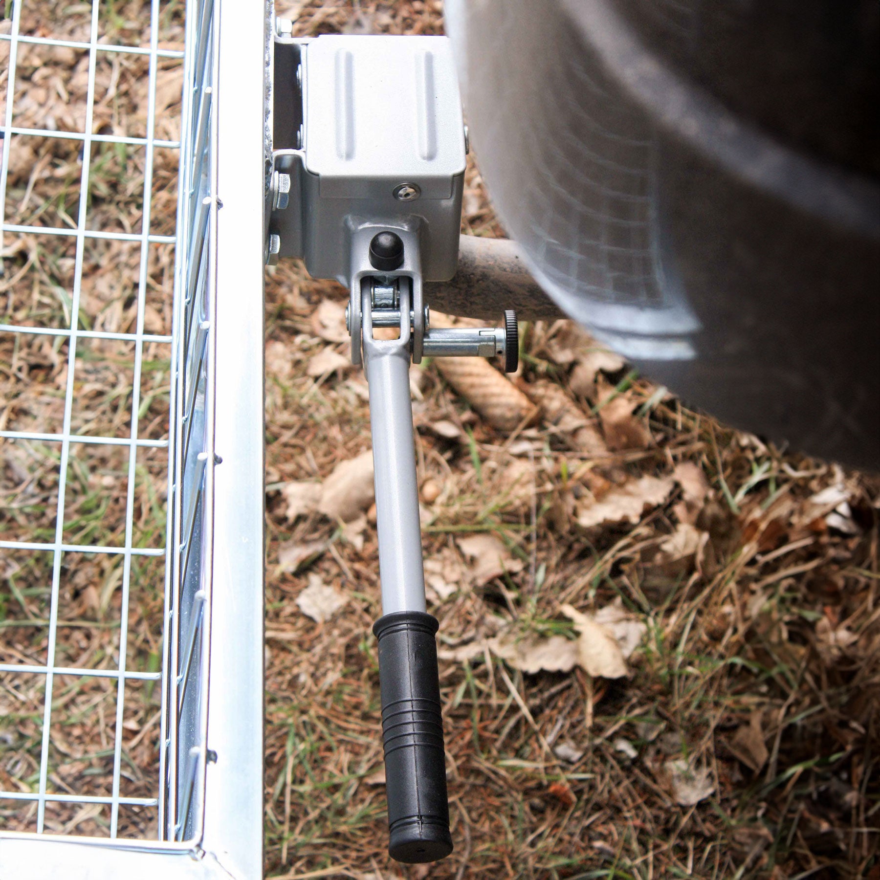 Eurohunt Verzinkter Wild-Heckträger mit Schnellkupplung für die Anhängerkupplung