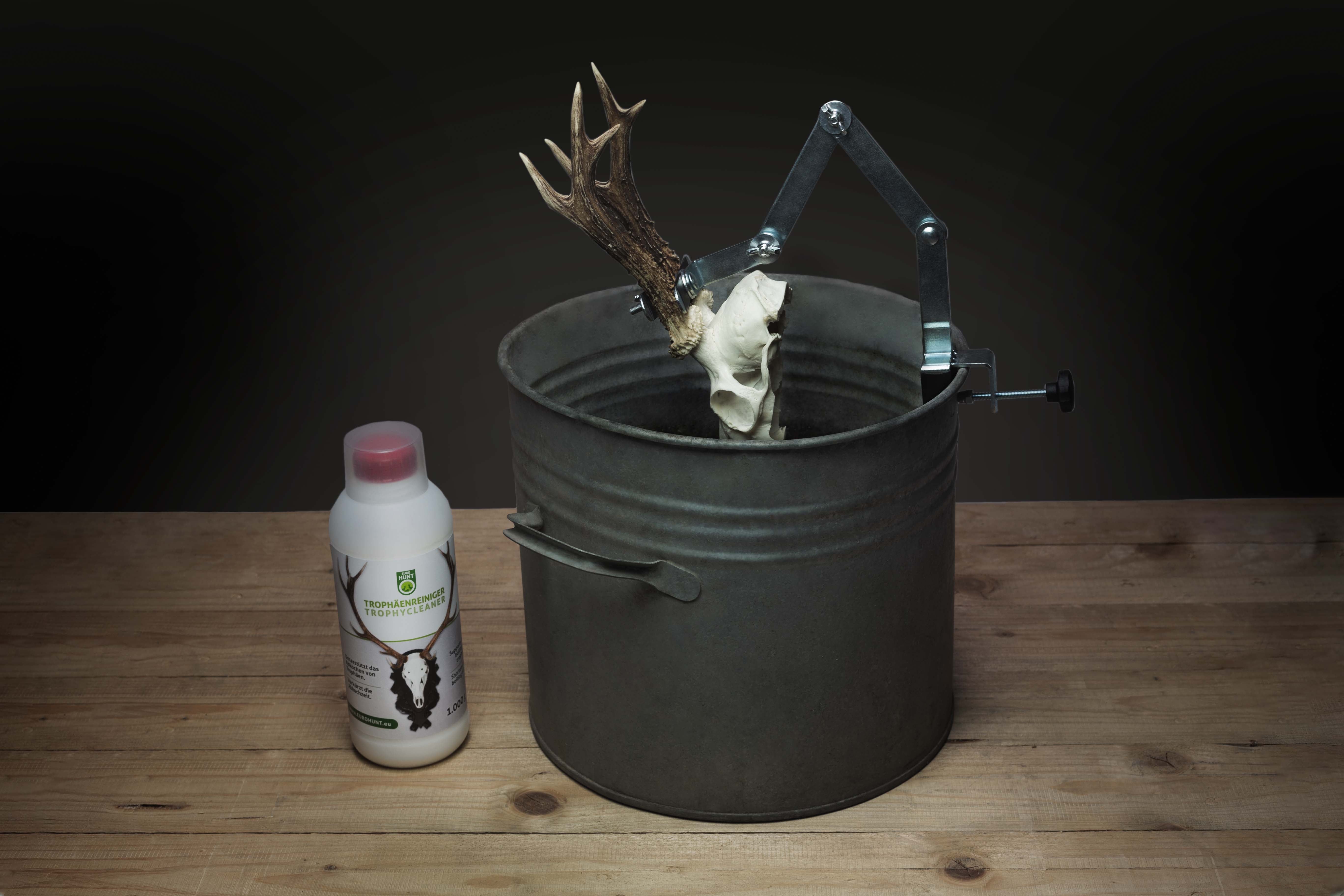 EUROHUNT Trophäenreiniger 250g Effektive Schädelsäuberung und Gewebelöser für Jagdtrophäen