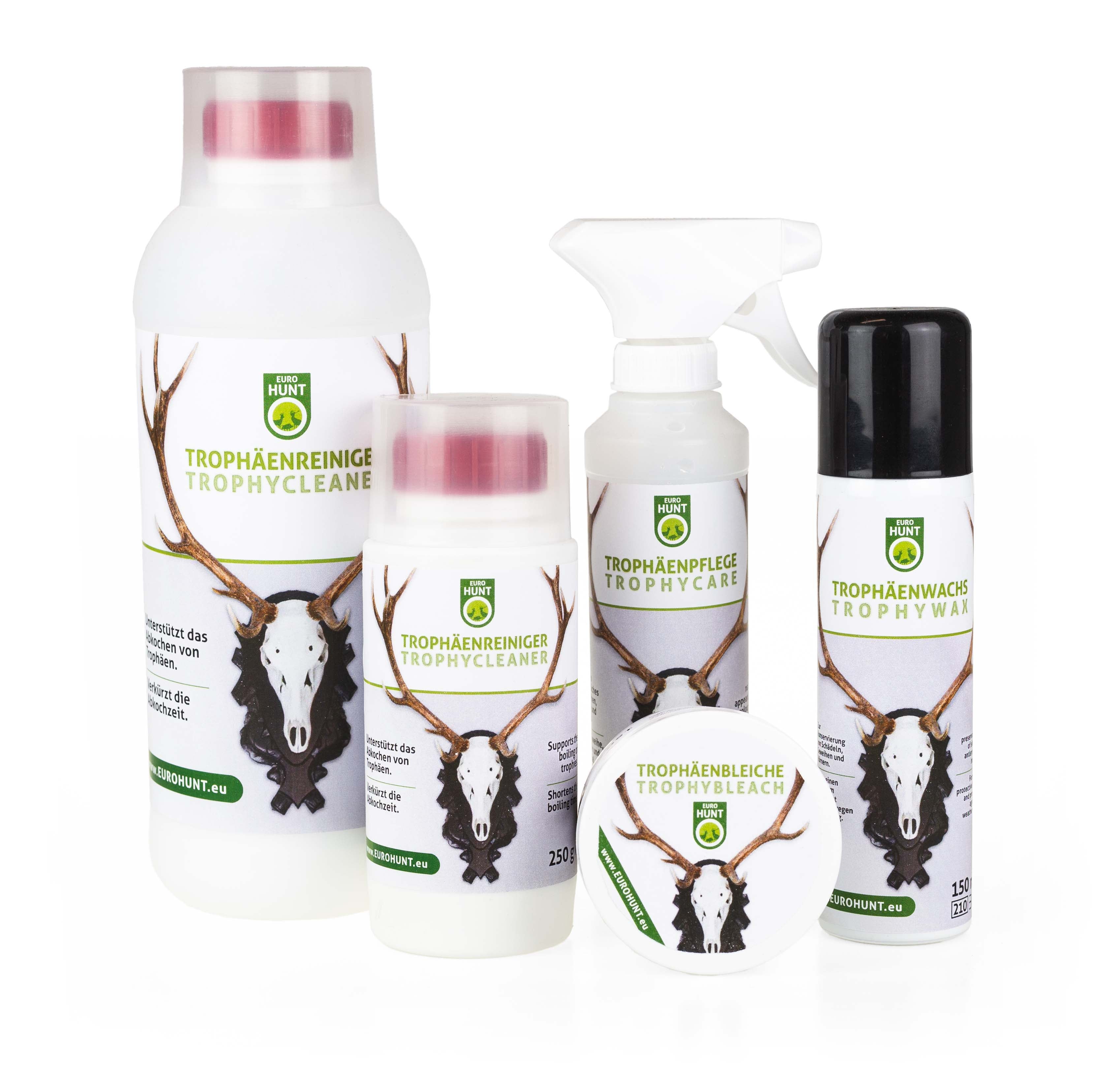 EUROHUNT Trophäenpflege 200ml für Geweihe Hörner und Schädel Glanzschutz
