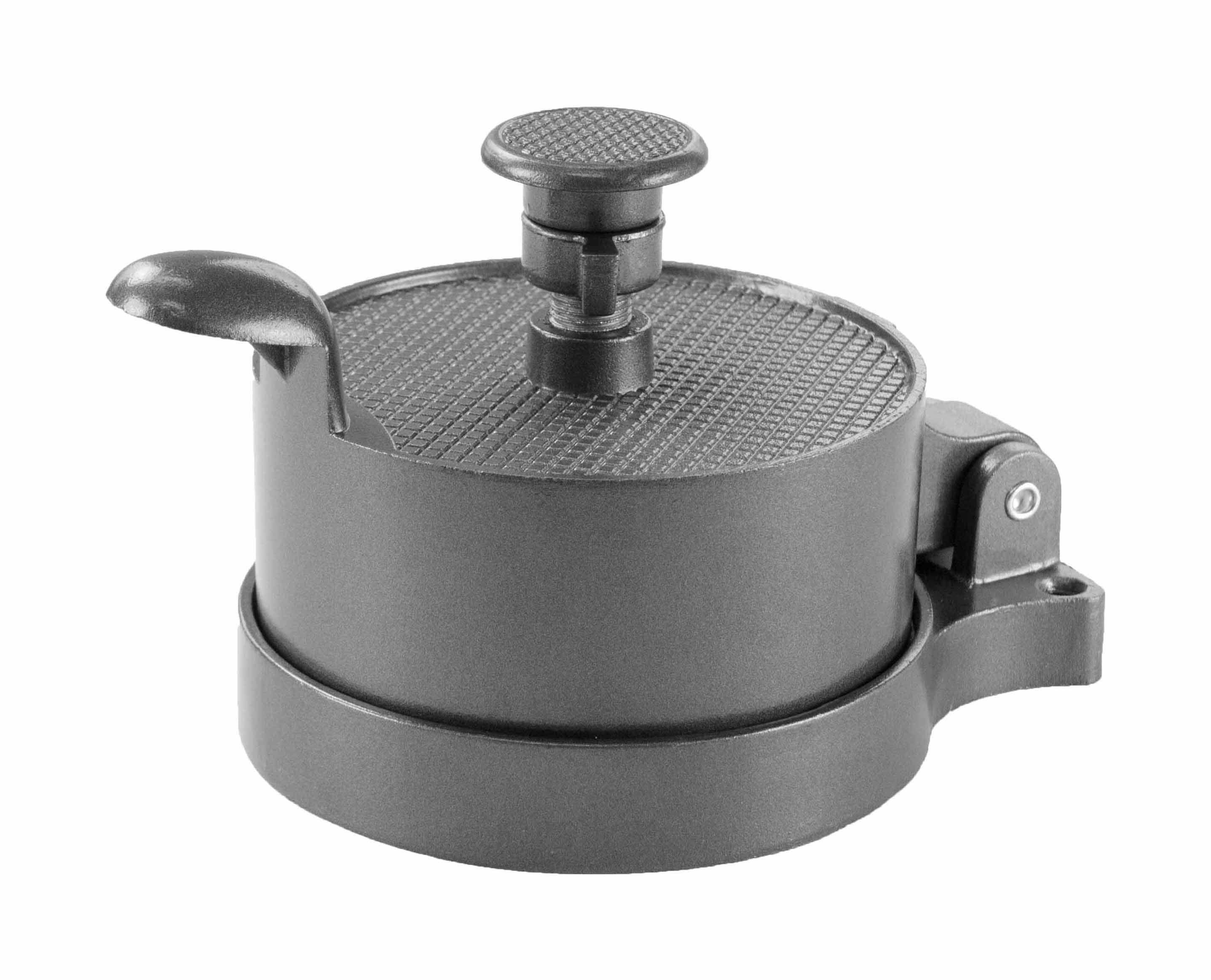 Eurohunt Burger Presse aus Aluminium für gleichmäßige Patties und Grillspaß