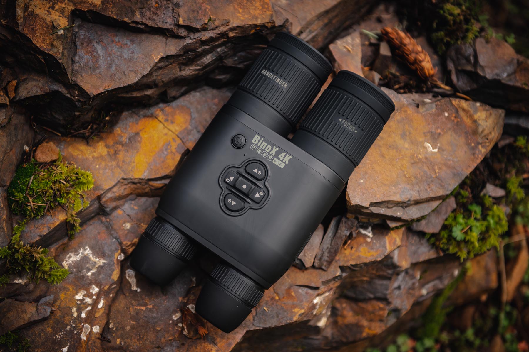 ATN BINOX 4K 4-16x Digitales Nachtsicht-Fernglas mit Laser-Entfernungsmesser für Jagd