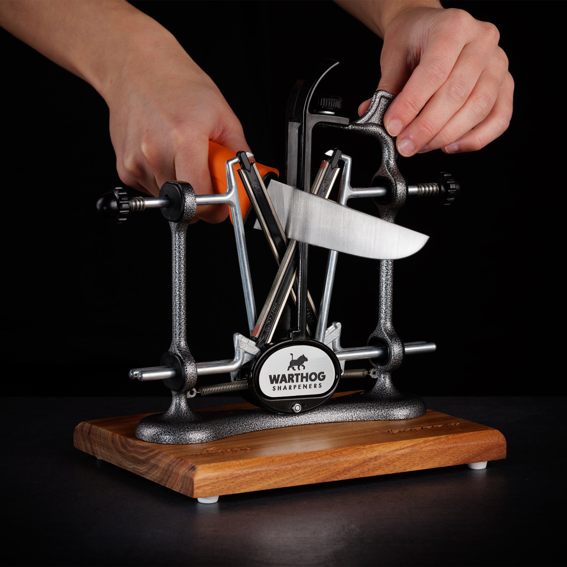 V-Sharp A4 ELITE Messerschärfer Anthrazit - Warthog Profi-Schärfgerät