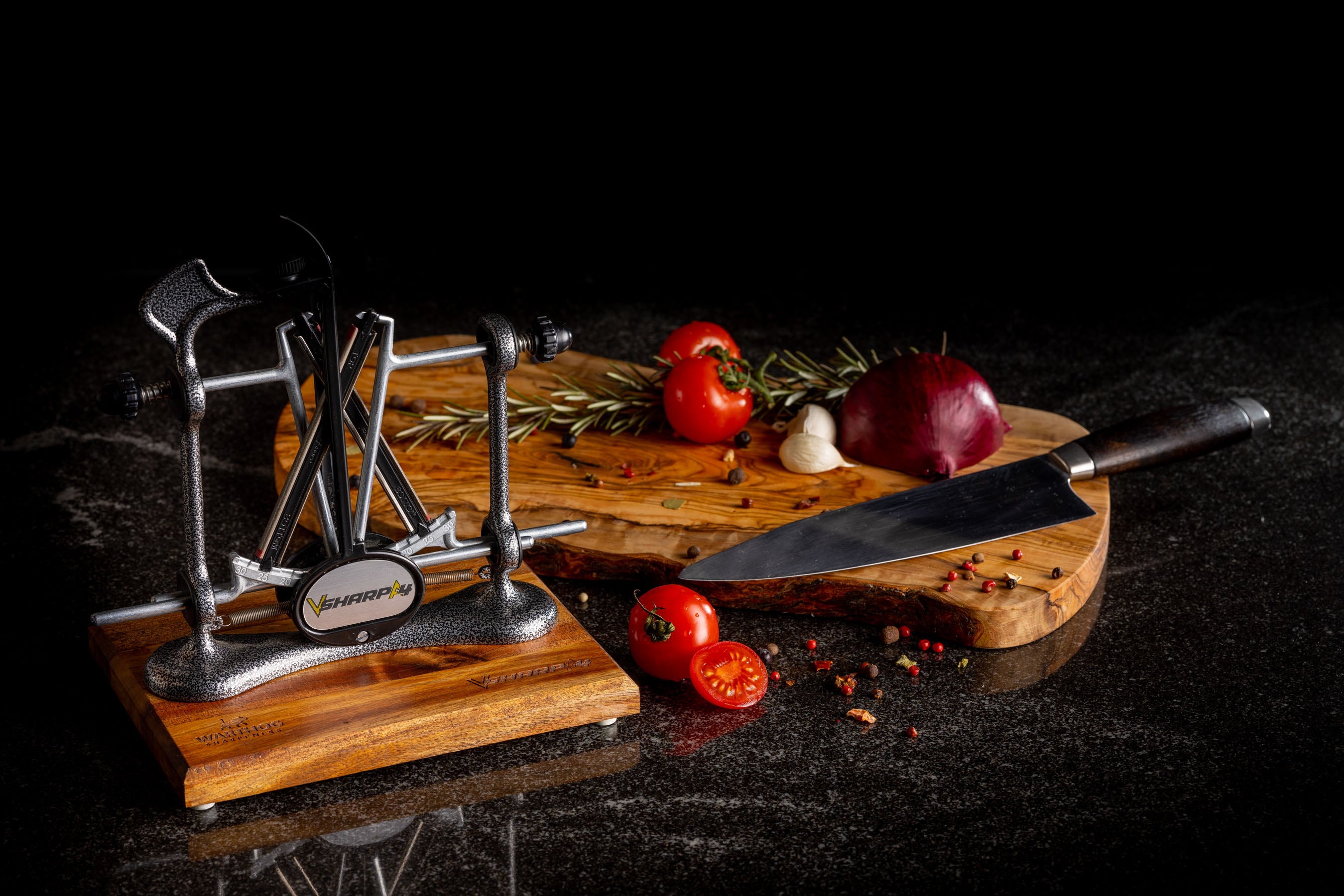 V-Sharp A4 ELITE Messerschärfer Anthrazit - Warthog Profi-Schärfgerät