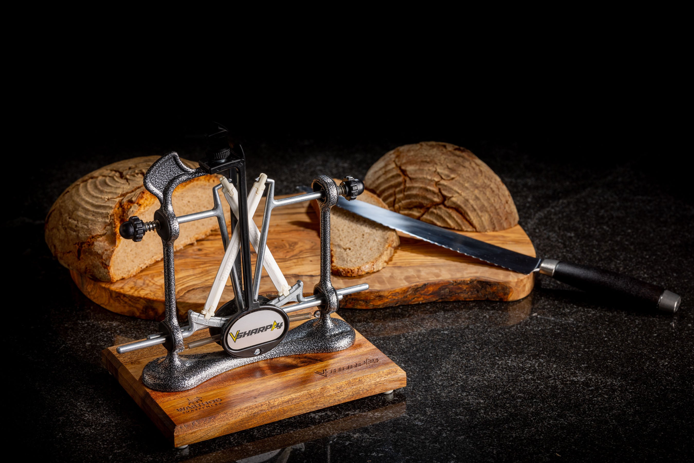 V-Sharp A4 ELITE Messerschärfer Anthrazit - Warthog Profi-Schärfgerät
