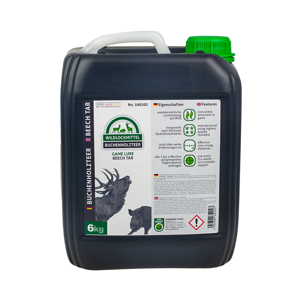 EUROHUNT Premium Buchenholzteer 5L Lockmittel für Schwarzwild und Rotwild