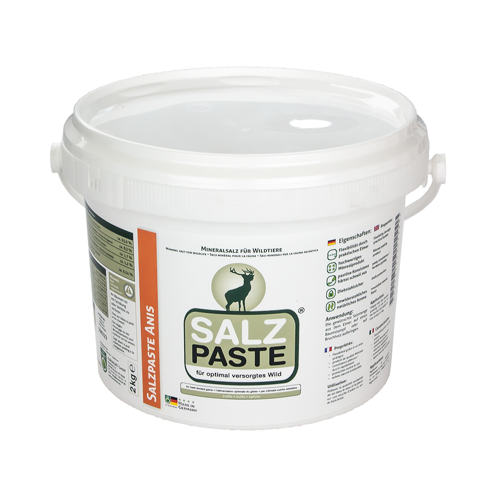 Eurohunt Deusa Salzpaste Anis 2kg Eimer Lockmittel für Wild