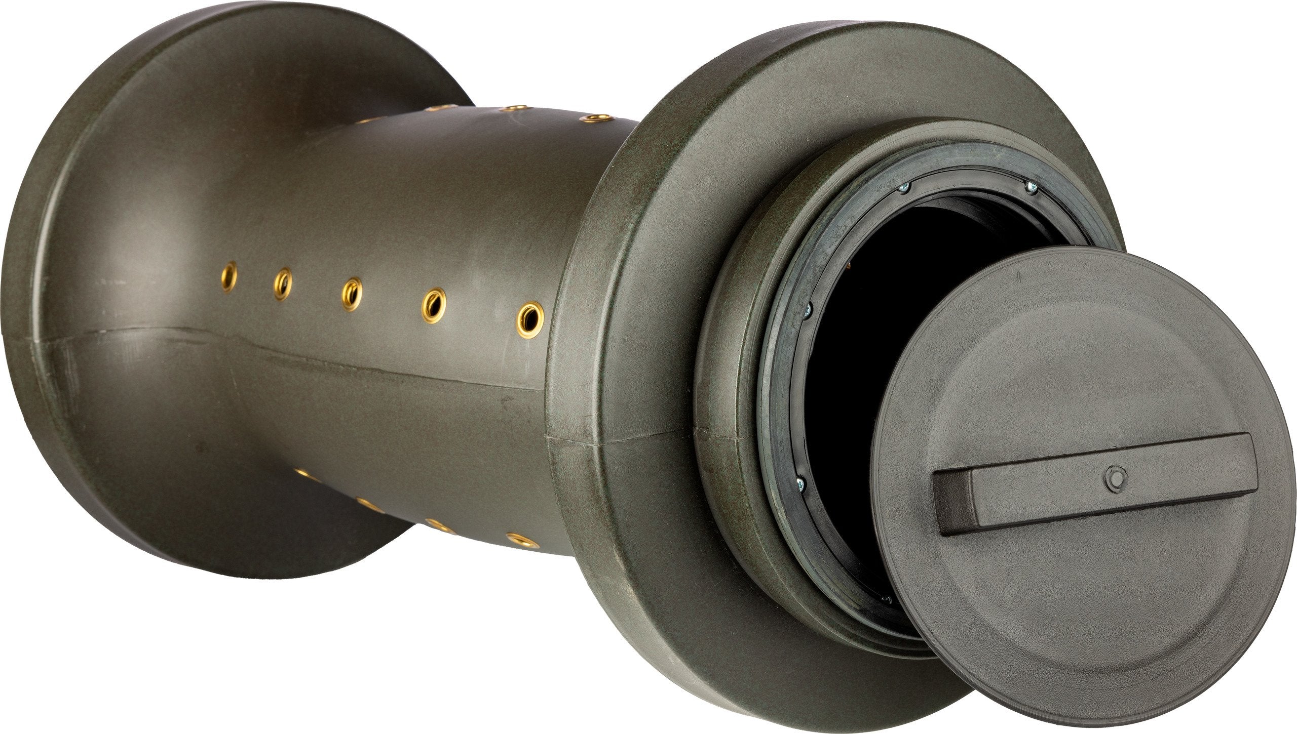 Eurohunt Robuste Wetterfeste Futtertrommel 2.0 für Effiziente Wildfütterung Jagdzubehör