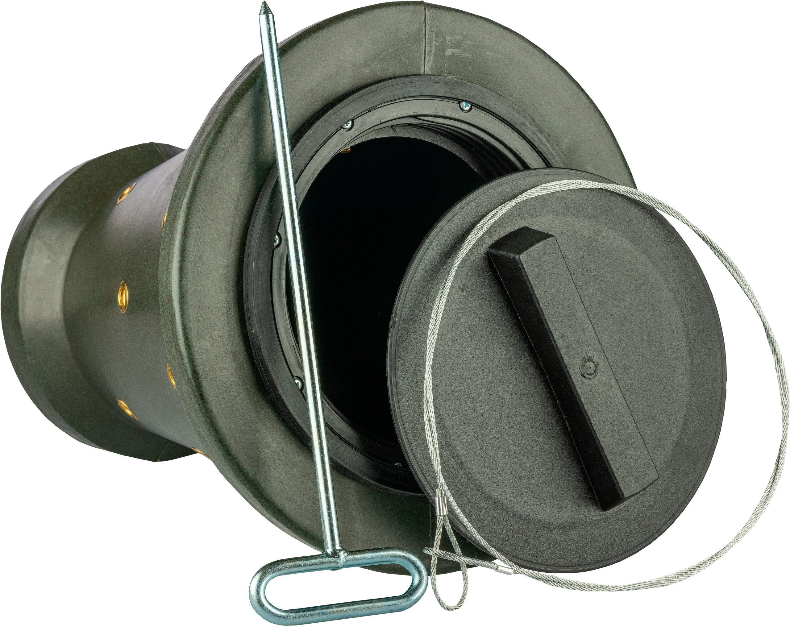 Eurohunt Futterkegel 2.0 Robuster Frostbeständiger Wildfutterspender für Schwarzwild 18kg