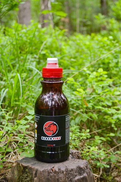 Black Fire Buchenholzteer Tar 6er-Pack: Effektiver, langanhaltender Wildschwein-Lockstoff für Jagderfolg