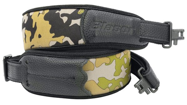 Blaser HunTec Camo Gewehrriemen: Rutschfest, Elastisch, Patronenetui, Schnellverschluss für Jagd