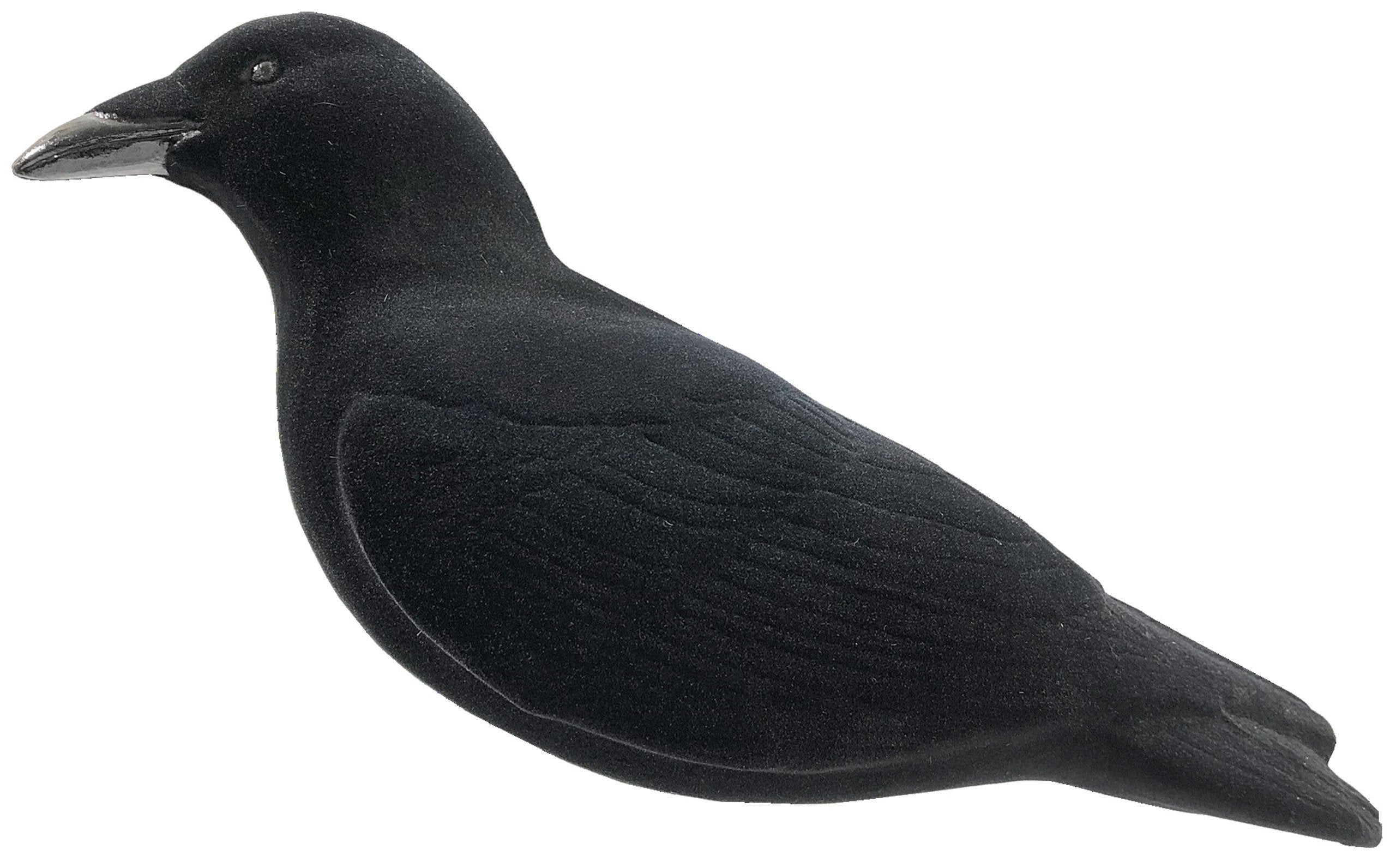 Realistisches Final Approach Lockkrähen-Set: 3 beflockte XL-Lockvögel für effektive Jagd