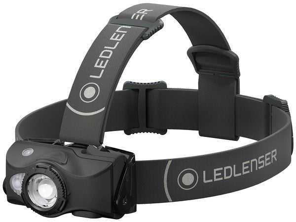 Ledlenser MH8 Akku-LED Stirnlampe mit 600 Lumen, Farblicht & abnehmbarem Kopf
