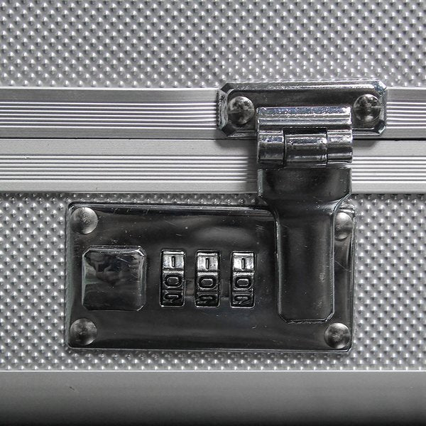 Robuster Aluminium-Waffenkoffer mit Schaumstoff für sicheren Langwaffentransport und doppelte Verriegelung