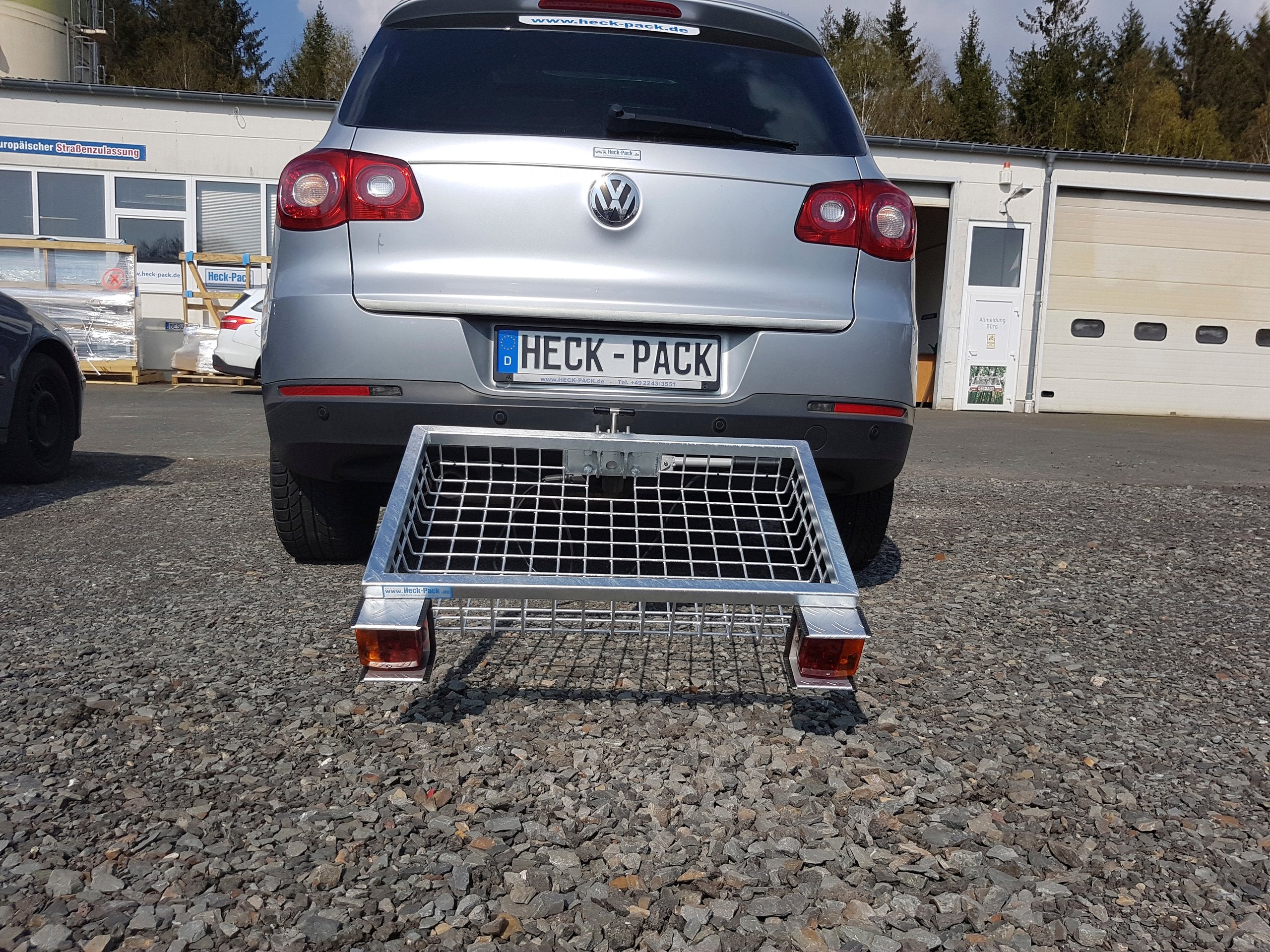 Heck-Pack Heckträger Premium: Robuster, Feuerverzinkter Wildträger für Anhängerkupplung