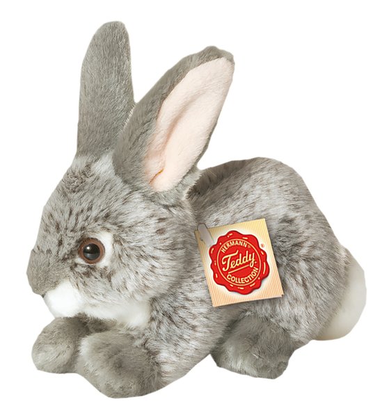 Flauschiger Teddy Hermann Plüsch-Hase, superweich, nachhaltig, waschbar für Kinder