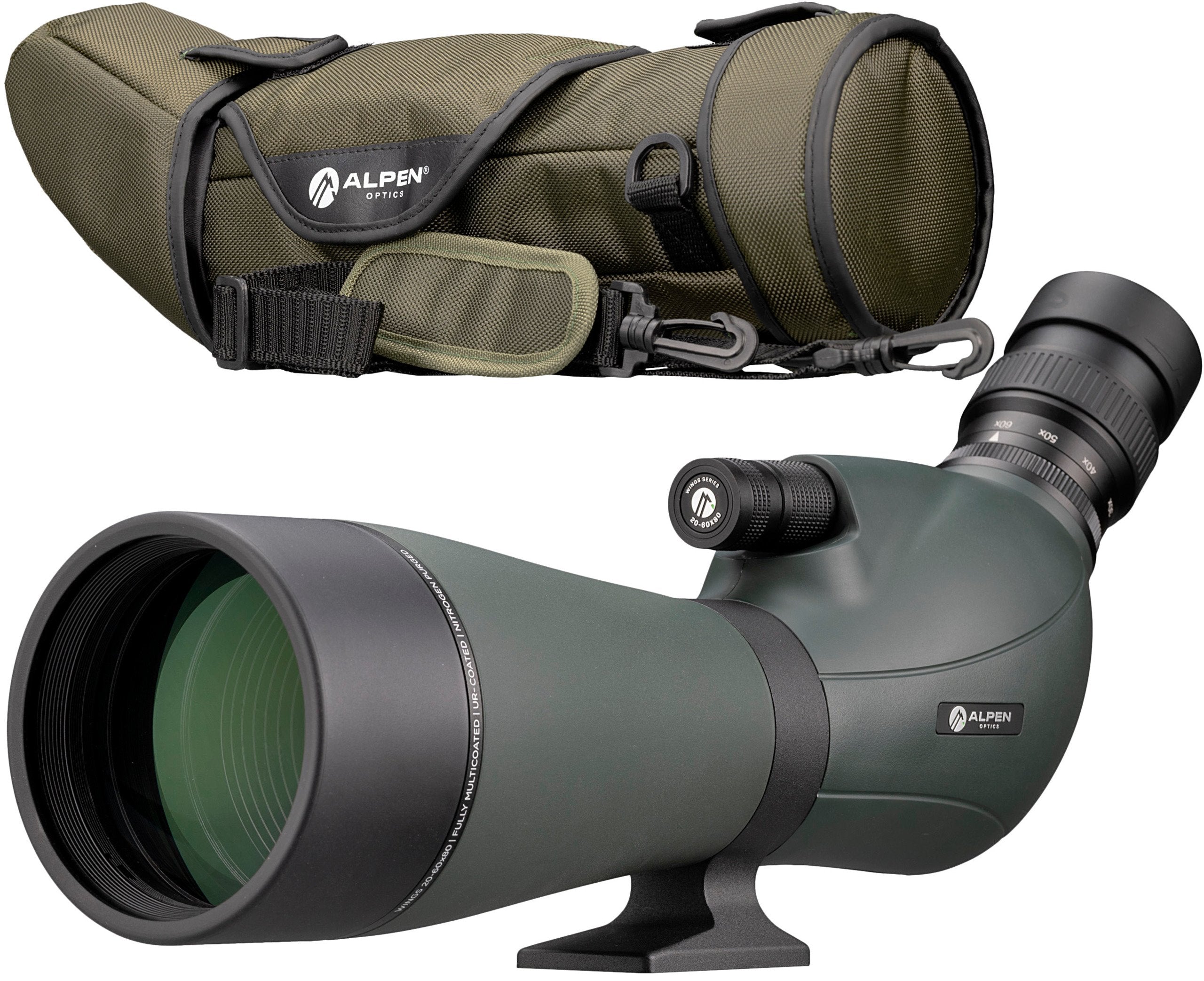 Alpen Optics Wings 20-60x80 Spektiv: Wasserdicht, gestochen scharf für Jagd & Natur