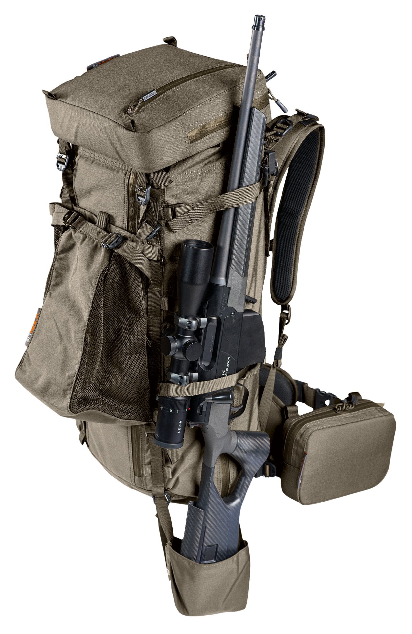 Vorn DLS Setup 1 Stabiler 50L Jagd Tragesystem Rucksack für Schwere Lasten