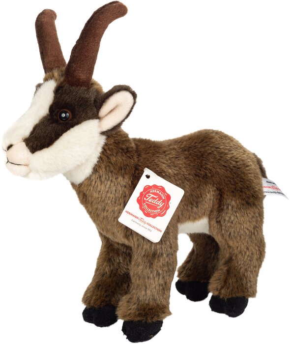 Teddy Hermann Kuschel-Gämse Plüschtier – Weich, Detailgetreu, Handgefertigt, Geschenk