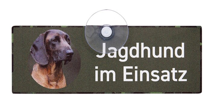 Wilde Hilde Original Auto-Schild Jagdhund im Einsatz: Wetterfest & Made in Germany