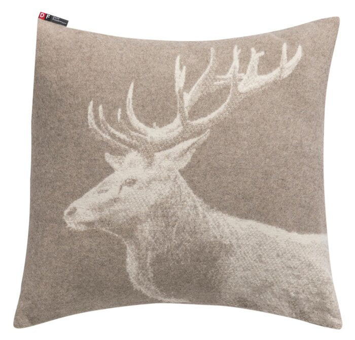 Hochwertige David Fussenegger Silvretta Kissenhülle Hirschmotiv Gemütliches Zuhause