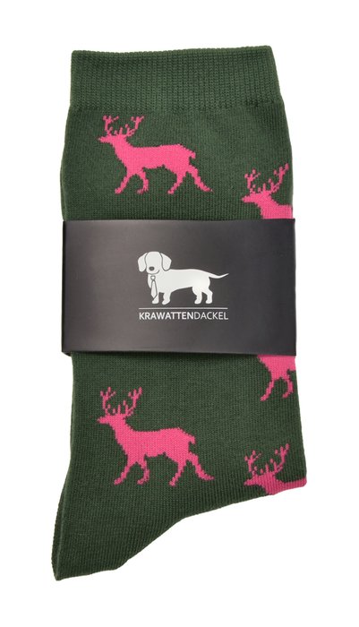 Krawattendackel Trendige Hirsch Socken: Bequemer Tragekomfort, Stilvolles Design