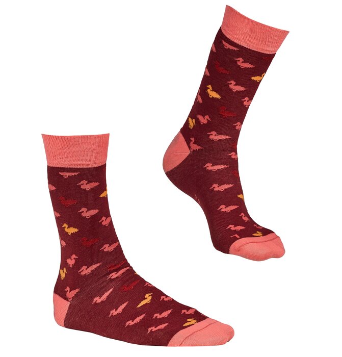 Nordforest Hunting Bequeme Enten-Motiv Socken für Jagd & Freizeit: Farbenfroher Komfort