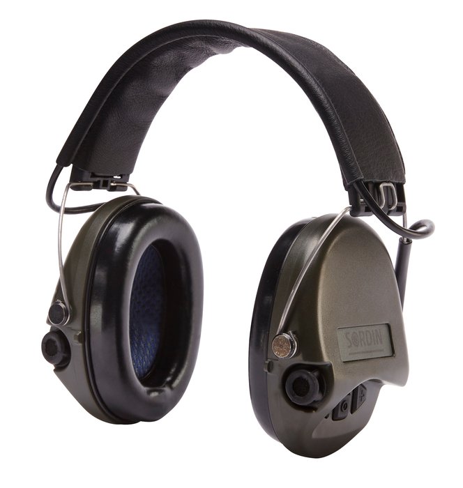 Sordin Supreme Pro Aktiver Gehörschutz: Digital, Wasserdicht, Faltbar, 600h Akkulaufzeit für Jäger