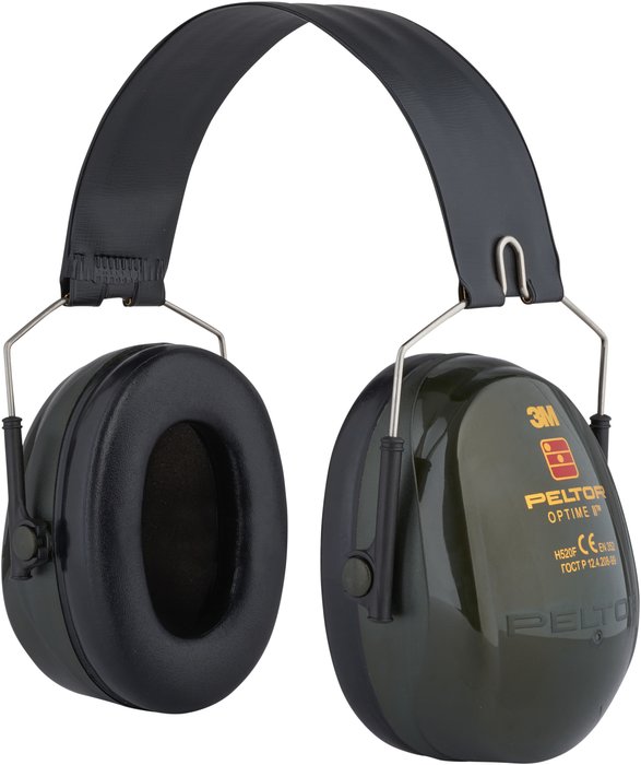 Peltor Optime II Gehörschutz mit Faltbügel (H520F) – Kompakt, Mobil & Hochdämmend