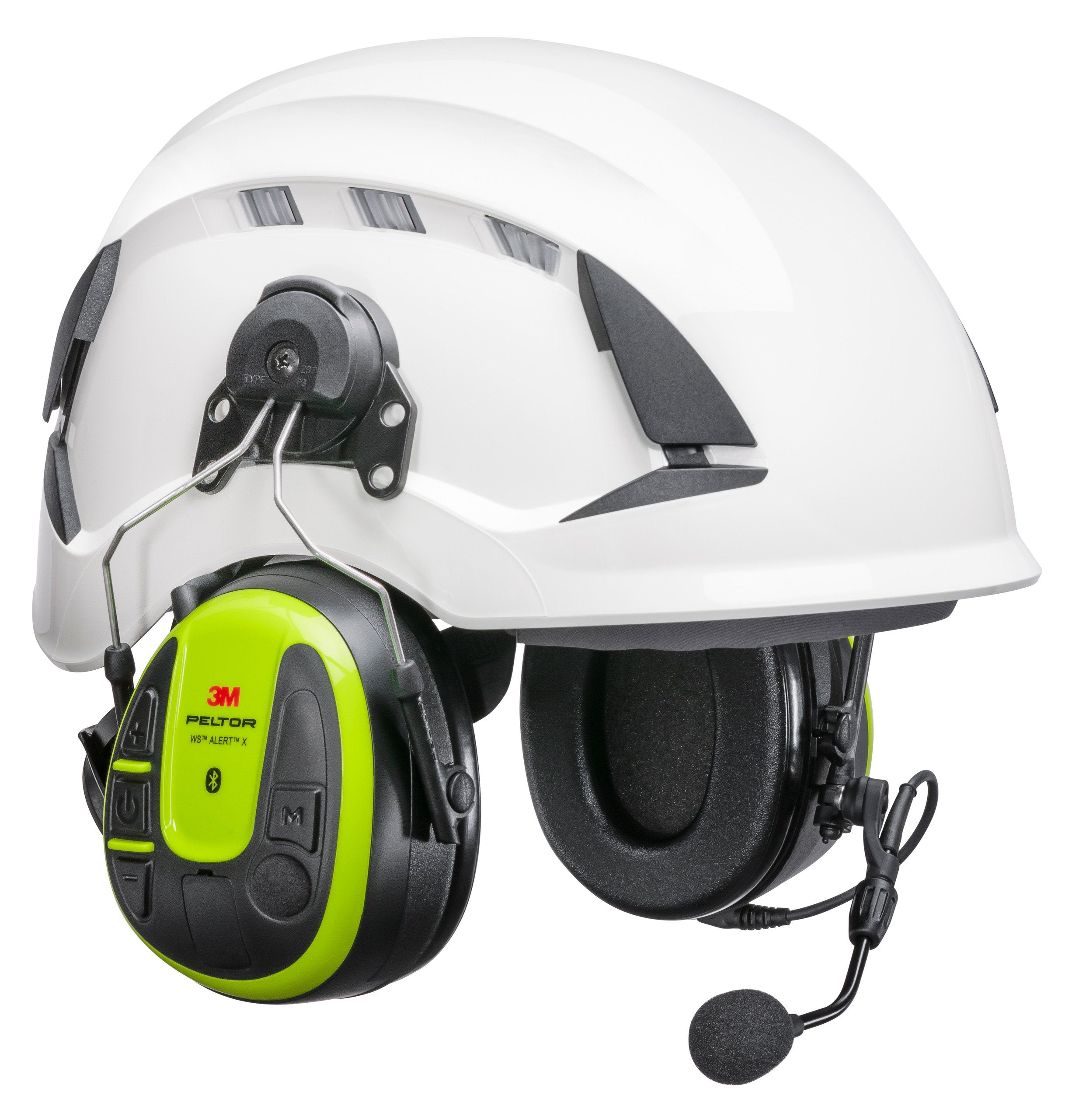 Peltor WS Alert X Bluetooth Helmbefestigungs-Headset: Aktiver Gehörschutz mit App-Steuerung