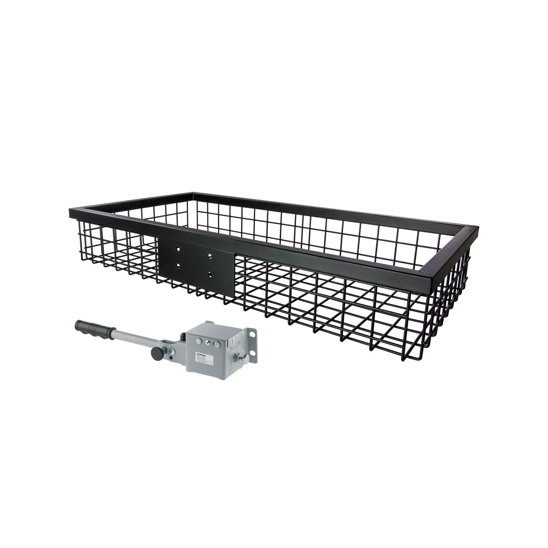 Eurohunt Heckträger 1020x530x165 mm beschichtet mit praktischer Schnellkupplung