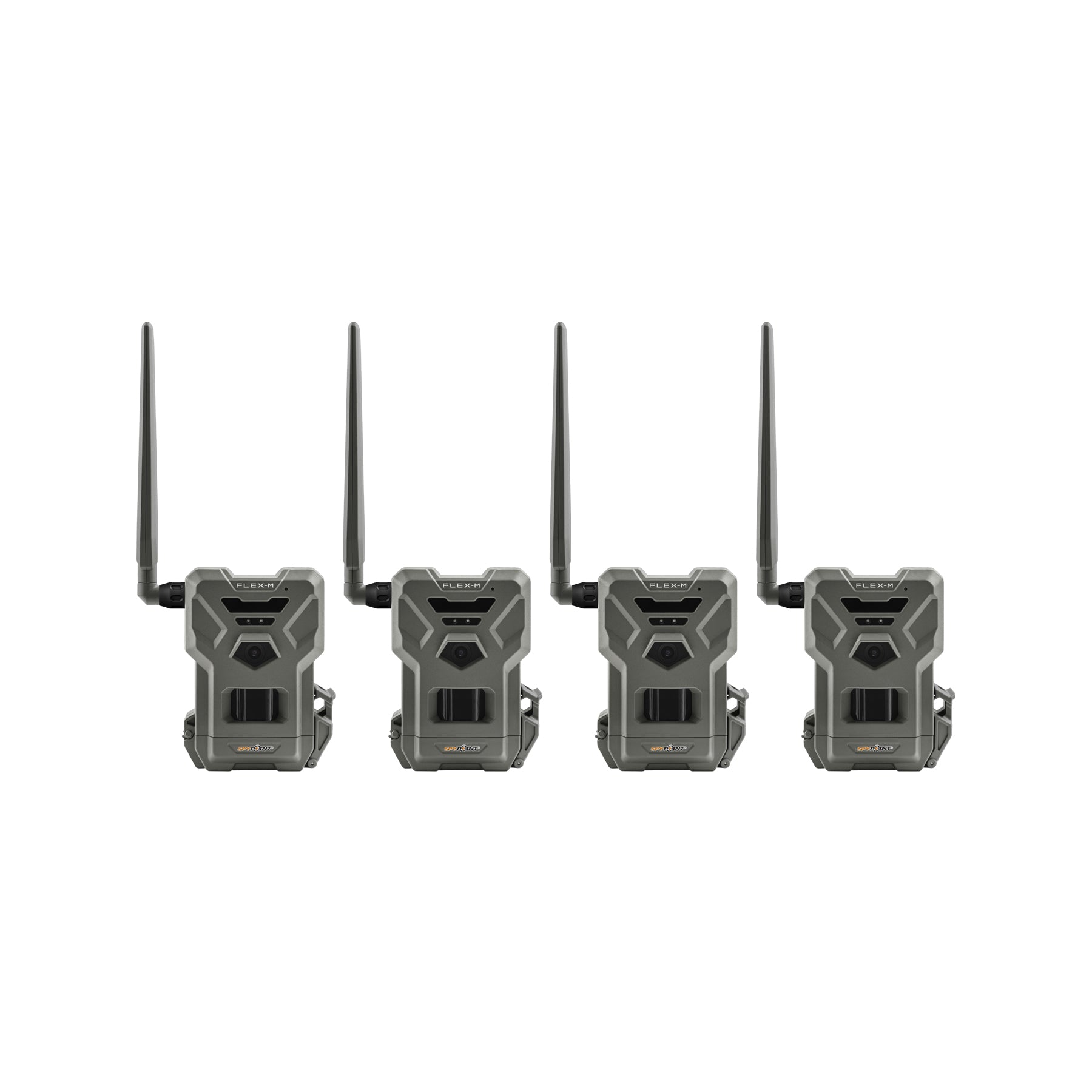 SPYPOINT FLEX-M 4er Set LTE Wildkamera 28MP Revierüberwachung Set Jagd